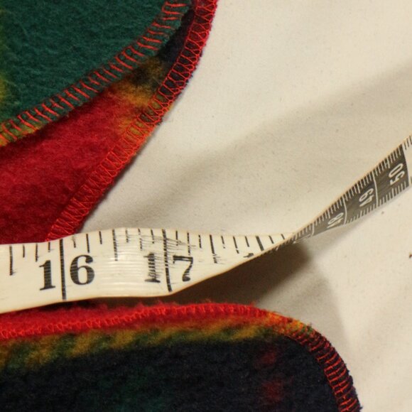 Vtg FASHIONS BY SHELL Dallas Plaid Patchwork Vest - Picture 9 of 13